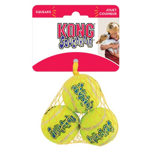 Kong Squeak Air Balls Teniszladba Kutyajáték 3 db XS