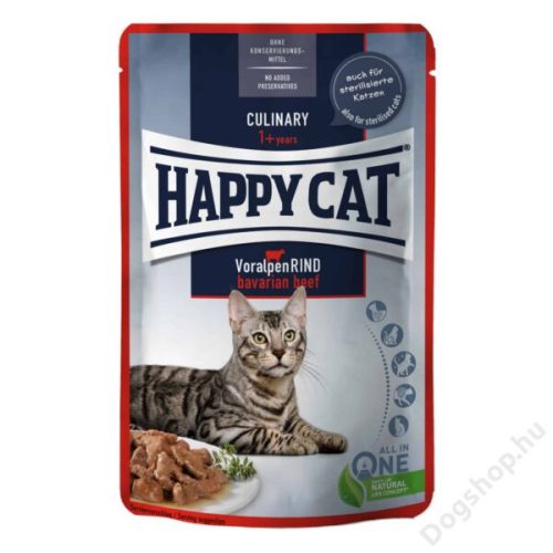 Happy Cat Pouch szósz Culinary marha 85 g 