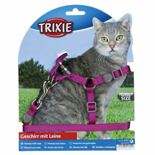 Trixie hám és póráz macskáknak szabadon állítható 26–37 cm/10 mm 1,20 m
