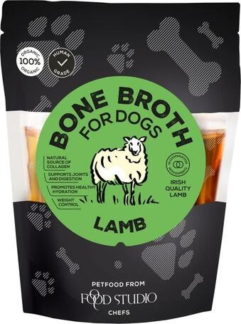Food Studio bio ír bárány csontleves kutyáknak 230 ml