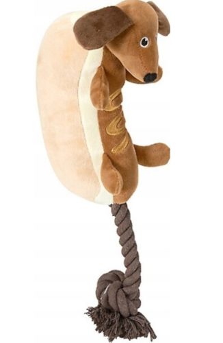 Nunbell plüss játék kutyának hot-dog 42 cm
