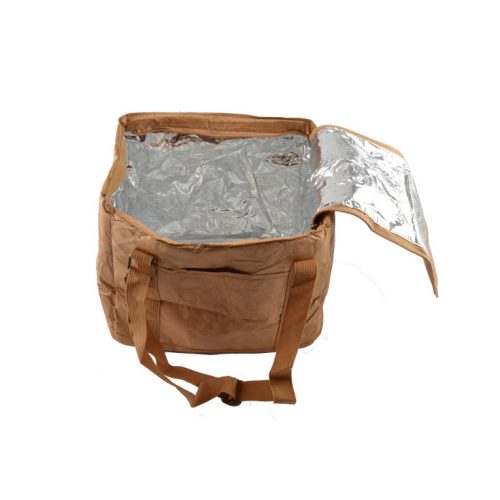 Papír hatású műanyag hűtőtáska 30x20x25 cm