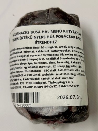 Holisnacks Barf Busa Menü 250g