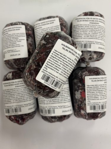 Holisnacks Barf Fürj és kacsa Menü 250 g