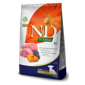   N&D Dog Grain Free bárány&áfonya sütőtökkel puppy mini 800g