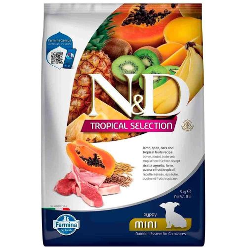 N&D Tropical Selection Dog Lamb Puppy Mini 5kg