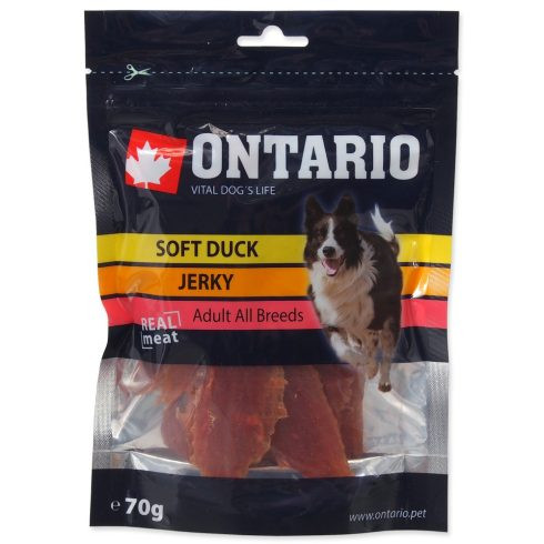 Ontario kacsahús szeletek, jutalomfalat kutyáknak, 70 g
