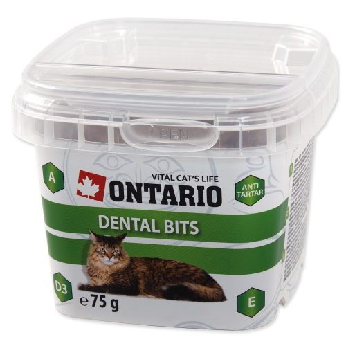 Ontario Cat Dental Bits fogtisztító falatok 75g