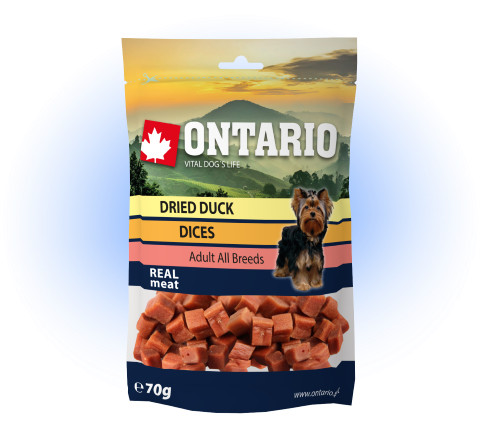 Ontario kacsahús kockák, jutalomfalat kutyáknak 70 g