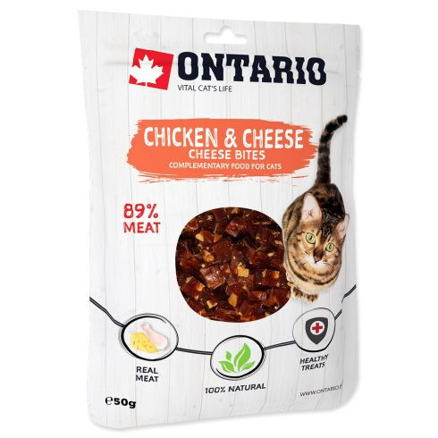 Ontario csirkés-sajtos falatok macskáknak 50 g