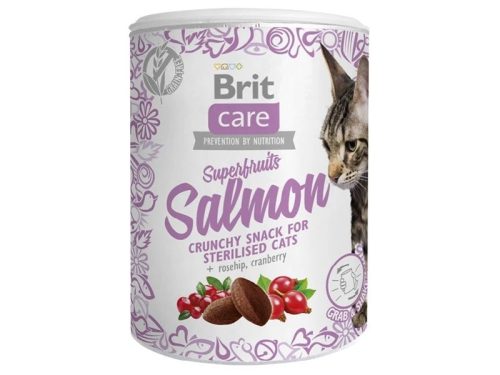 Brit Care Cat Snack Superfruits Lazac 100g