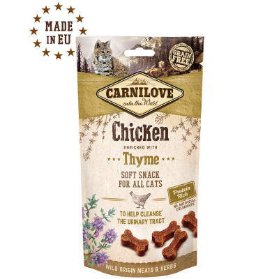 Carnilove soft snack csirke kakukkfűvel 50 g