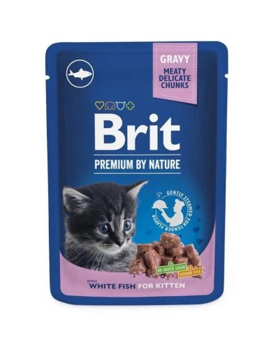 Brit Premium Pouch fehér Hal Kitten 100 g