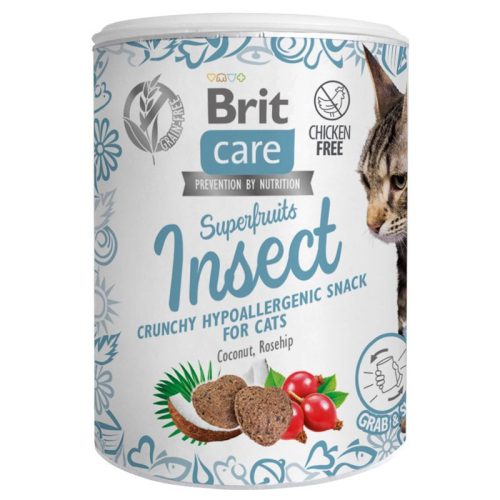 Brit Care Cat Snack Superfruits Insect Hypoallergenic 100 g