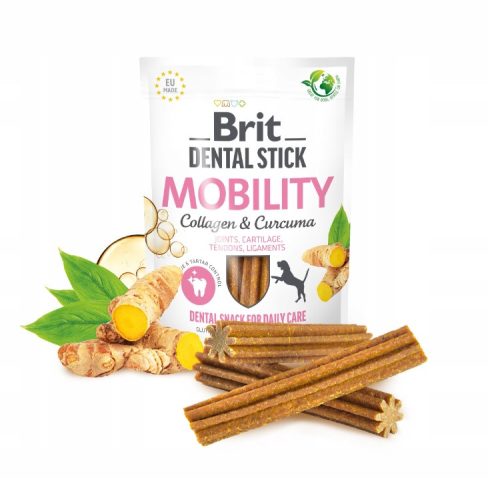 Brit Dental Stick Mobility – Kurkuma és kollagén 251 g