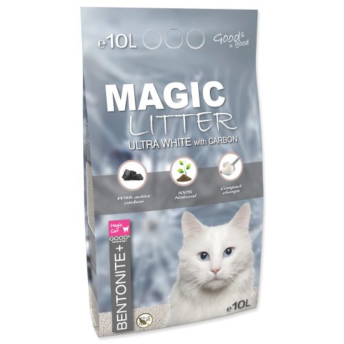 Magic Litter Bentonite Ultra White Carbon 10 L