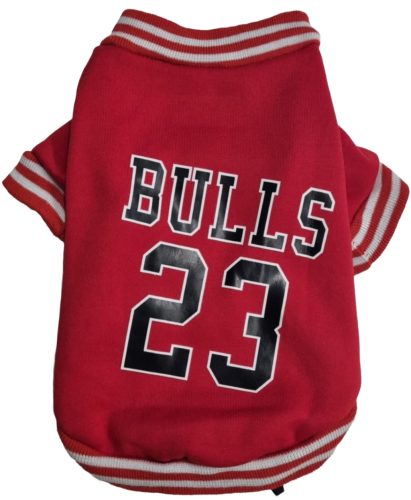 Kutyaruha pulcsi Bulls mintás 25 cm